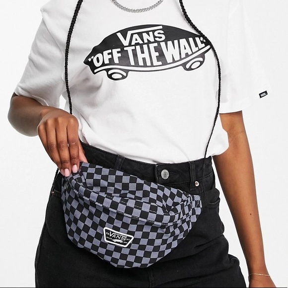 Vans Handbags - VANS Traveler Check Canvas Fanny Pack